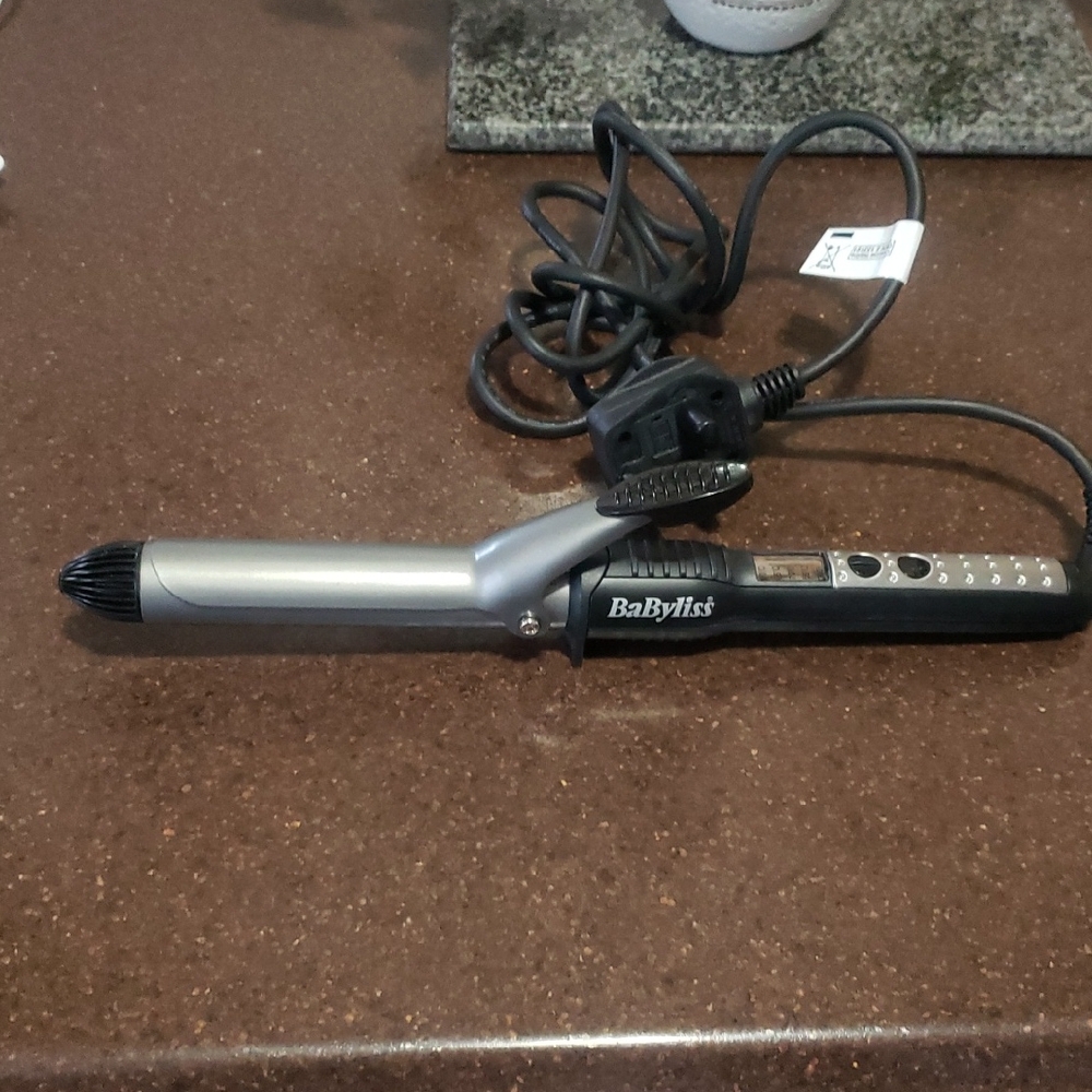 BABYLISS CURL PRO 210C 25mm Curling Iron Tongs Professional Titanium .